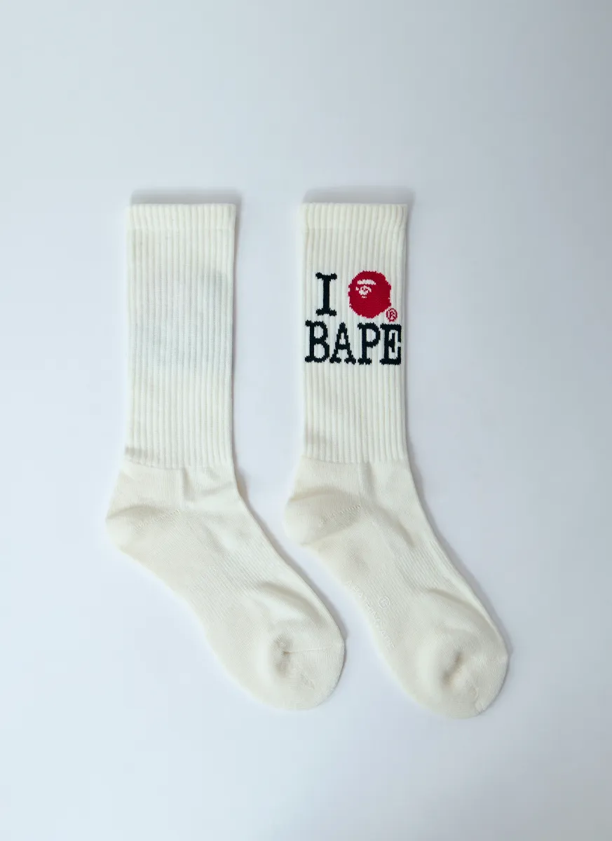 Logo Print Socks