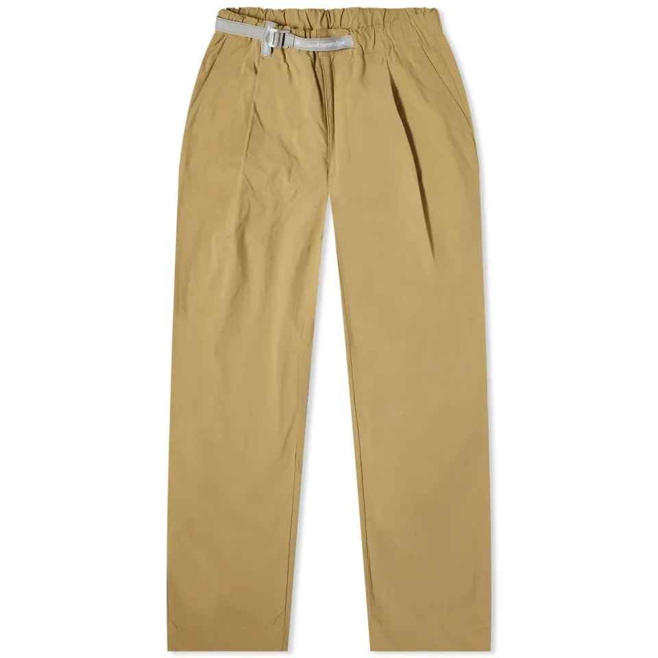 Nylon Chino Tuck Tapered Pants