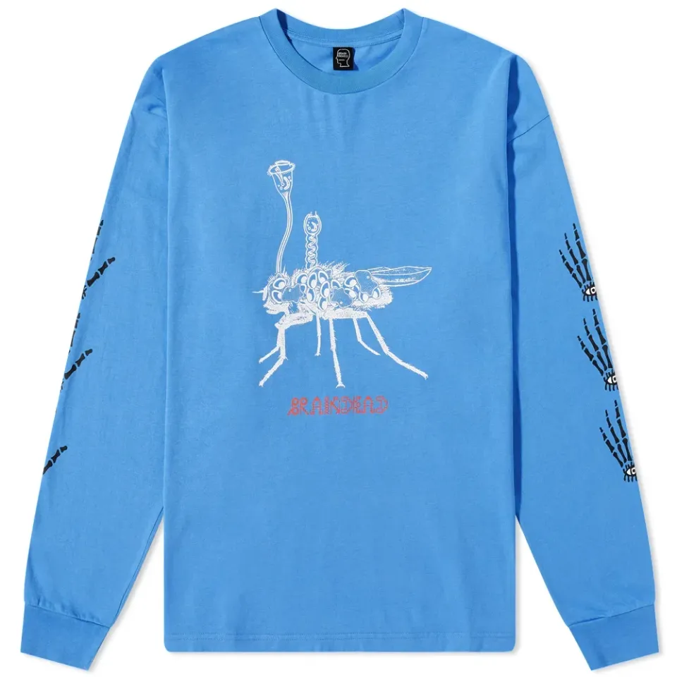 Long Sleeve Worm in the Apple T-Shirt
