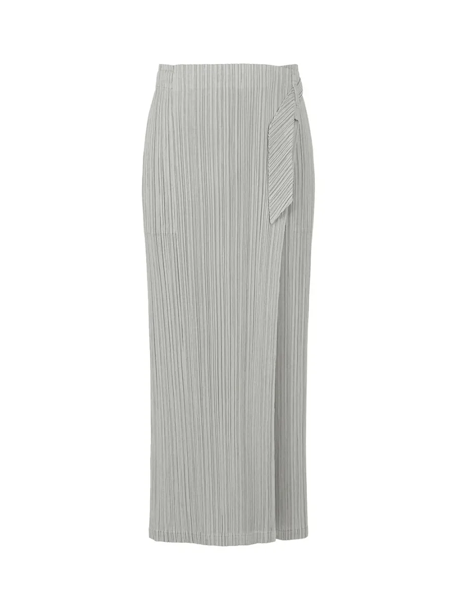 Pleats Please Facade Trousers L. Grey