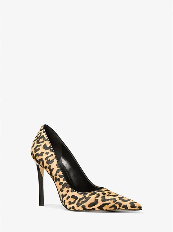 Elyse Leopard Print Calf Hair Pump