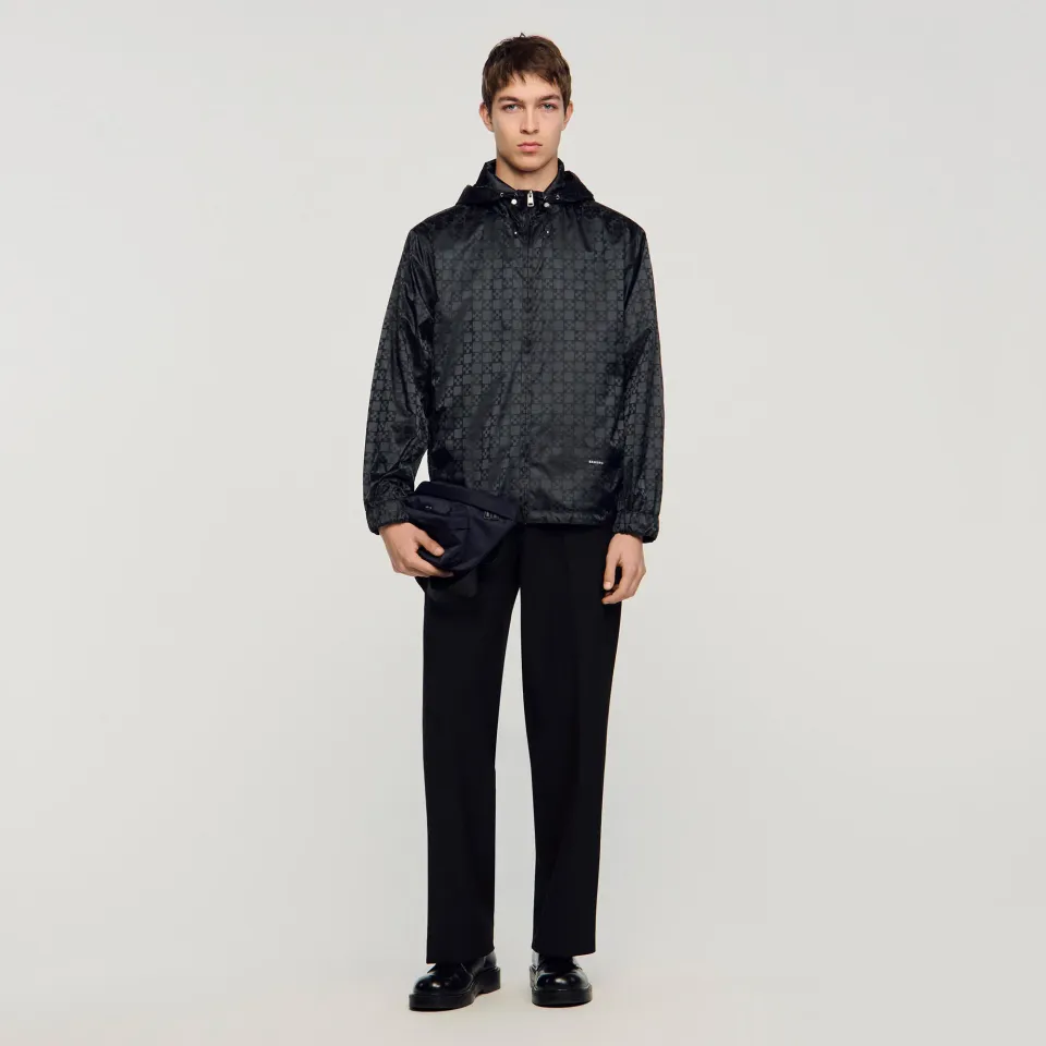 Square Cross nylon jacket