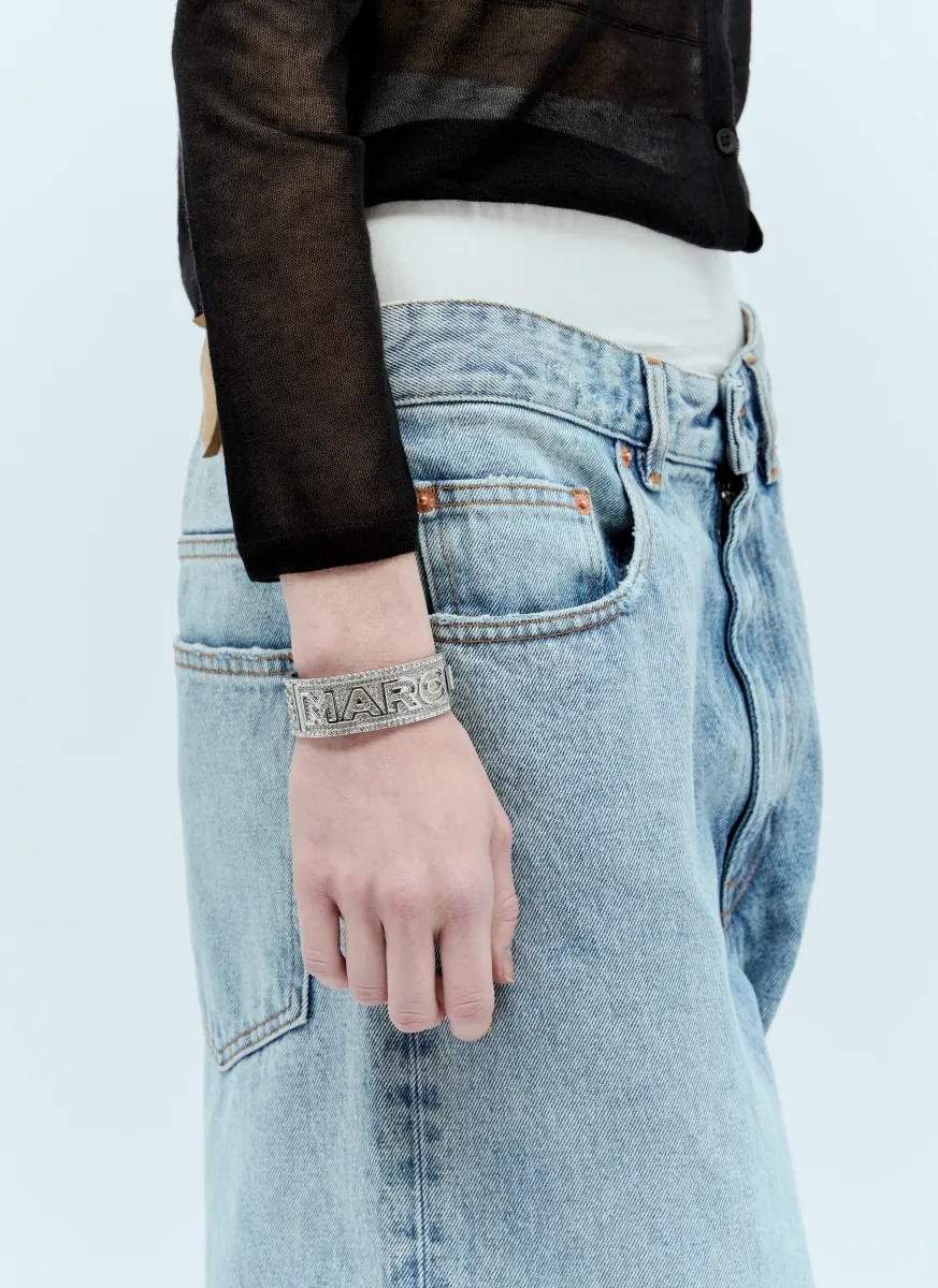 Monogram Crystal Cuff