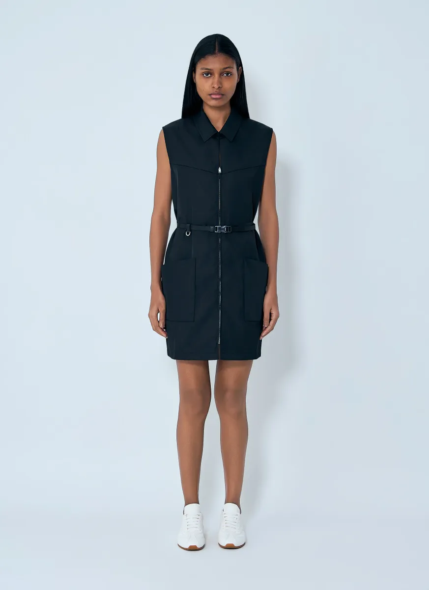Re-Nylon Belted Mini Dress