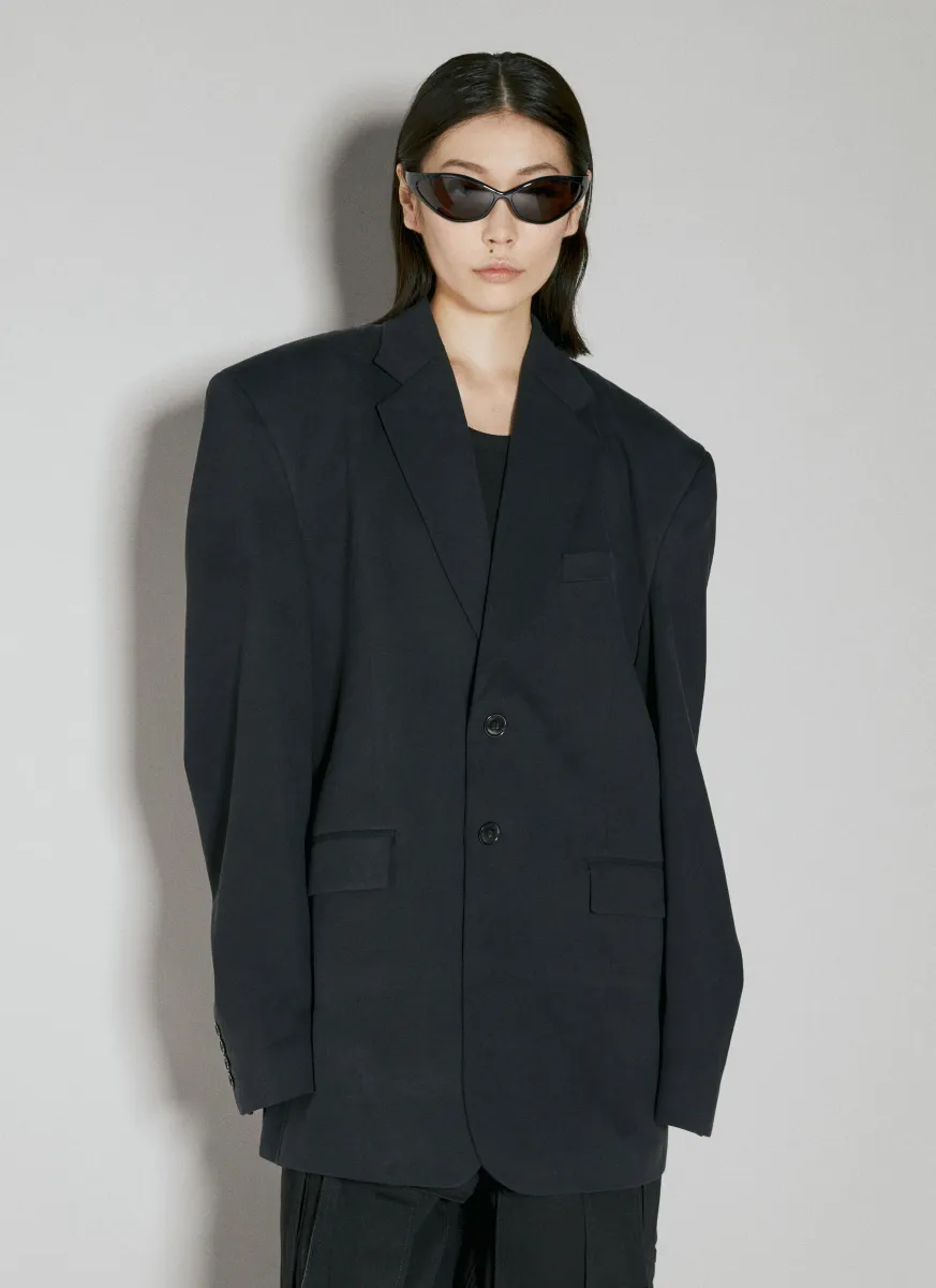 Washed Jersey Tailored Blazer