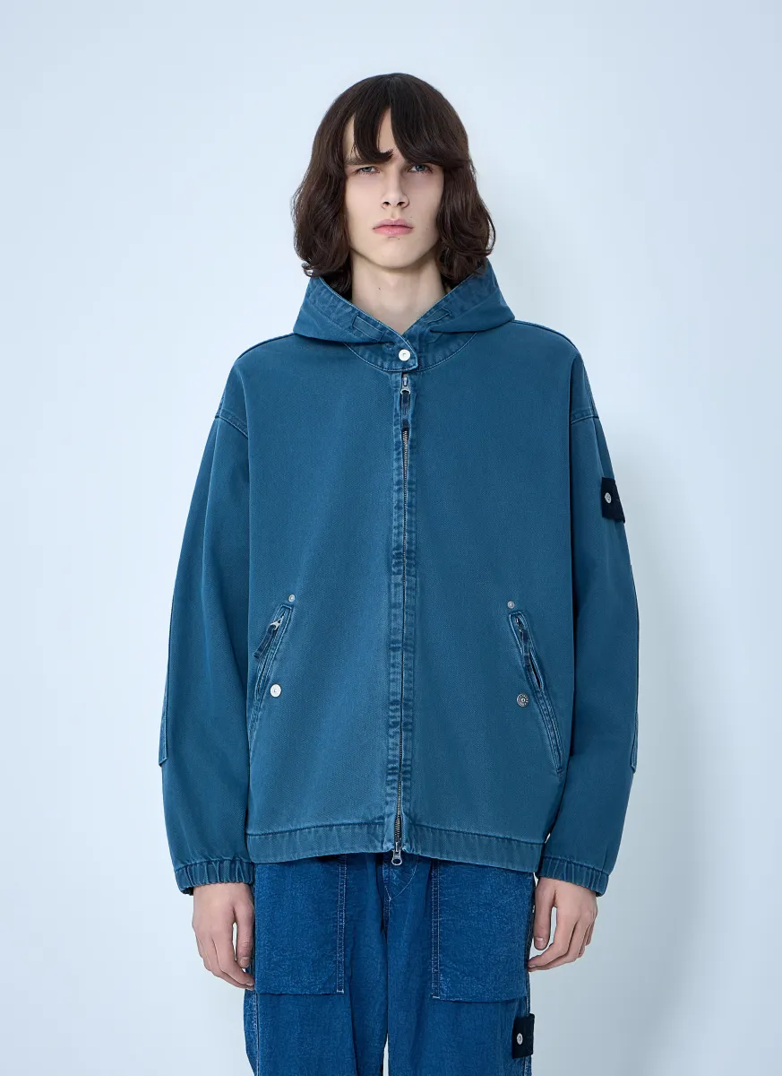 Hooded Denim Jacket