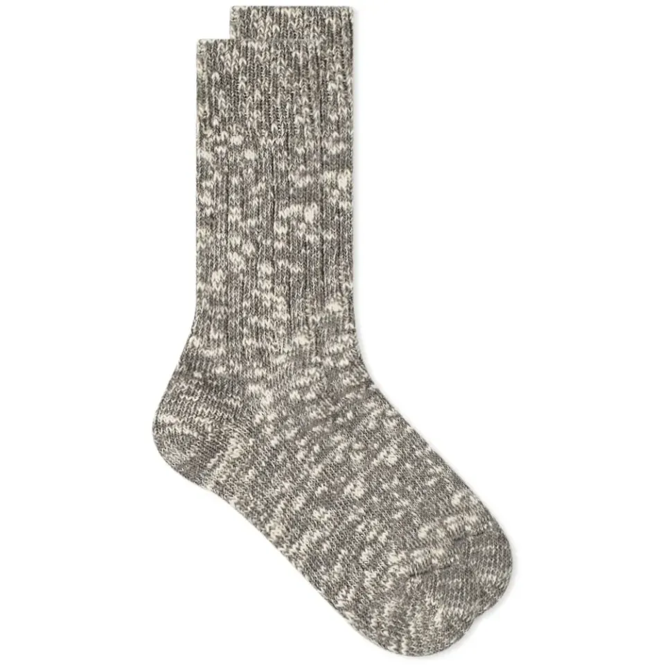 Low Gauge Slub Crew Sock