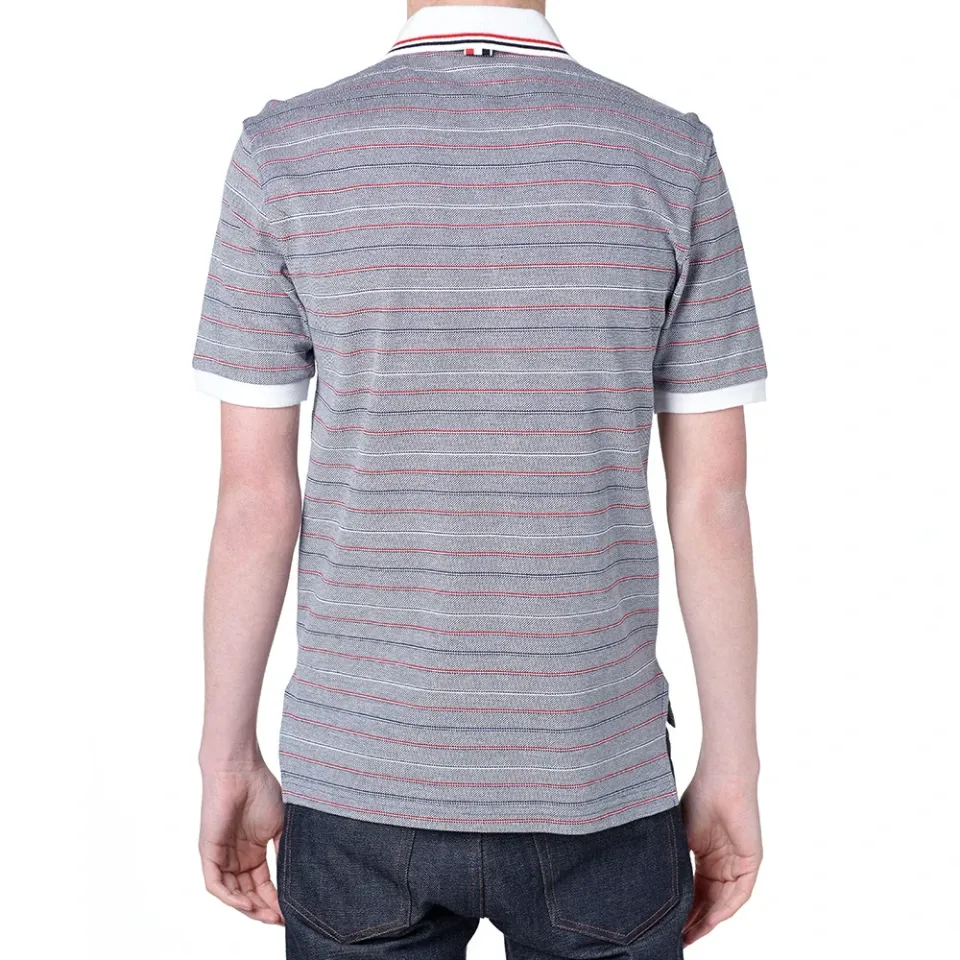 Hairline Stripe Polo Shirt