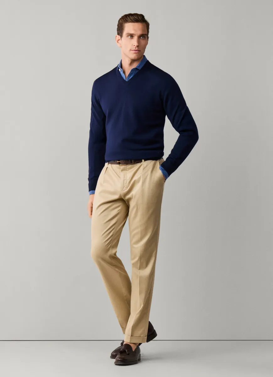 Relaxed Fit Regent Comfort Drawcord Trouser
