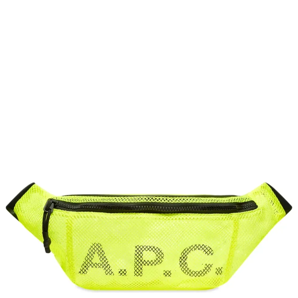 A.P.C. Mesh Logo Waist Bag