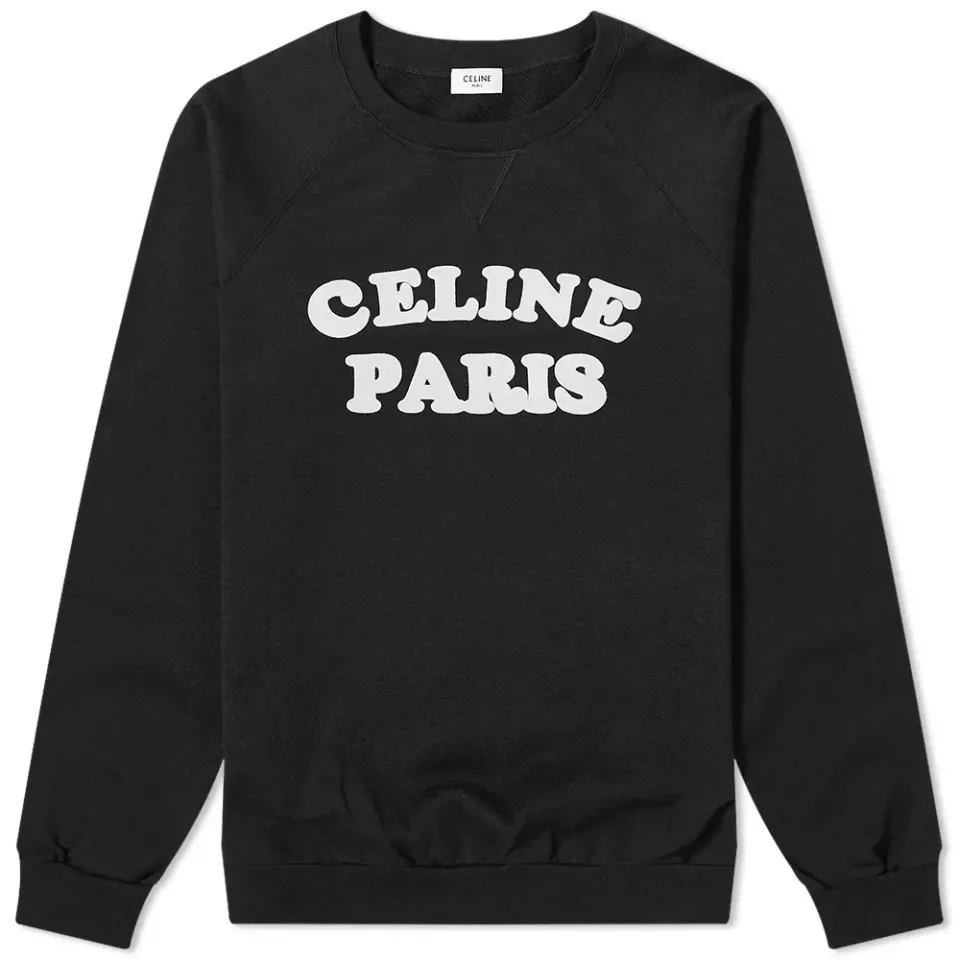 Paris Bubble Logo Crew Neck Sweat