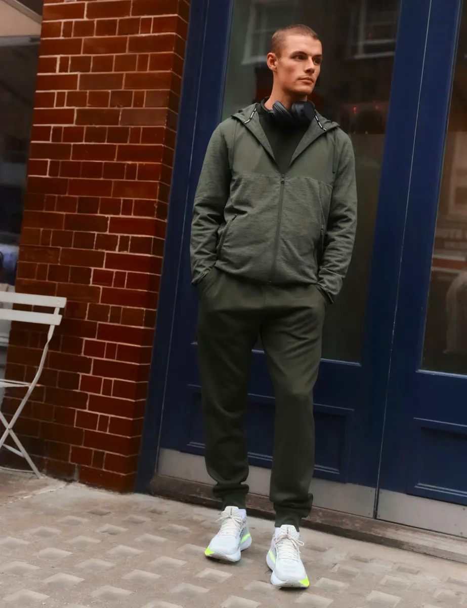 Performance Jersey Joggers Dark Khaki