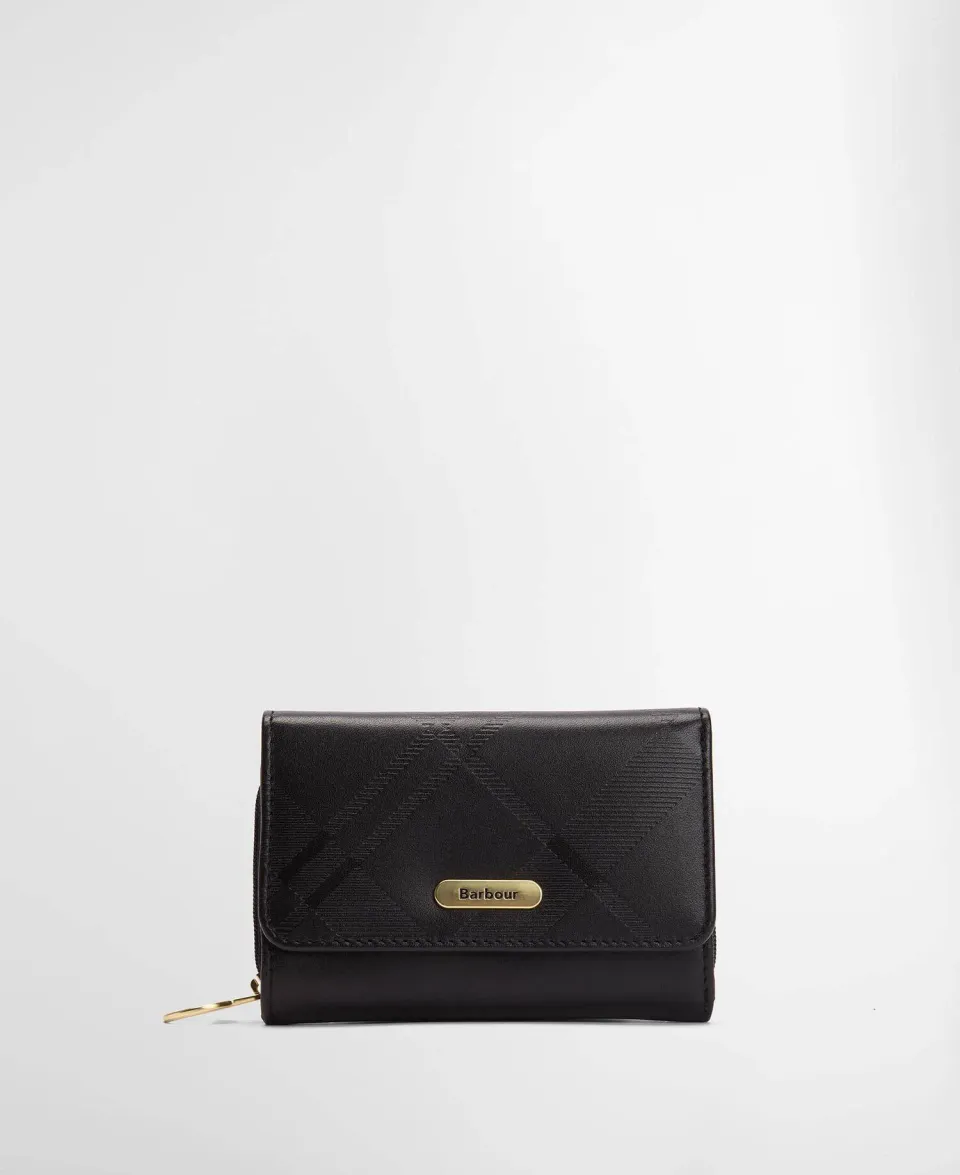 Rosa Deboss Leather French Purse