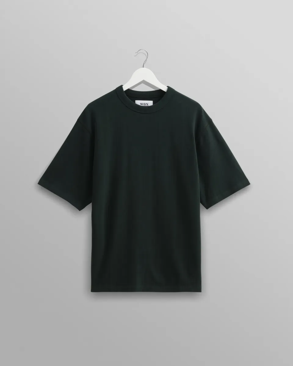 Milton - Dark Green Emerised Organic Cotton t-Shirt