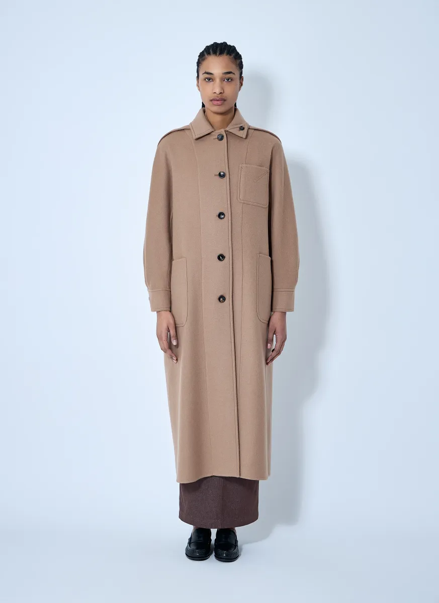Wool-And-Cashmere-Blend Coat
