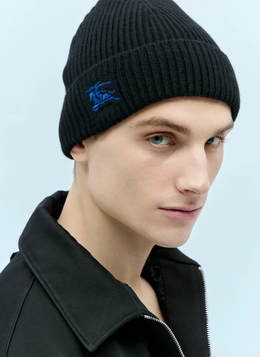 Ribbed Cashmere Beanie