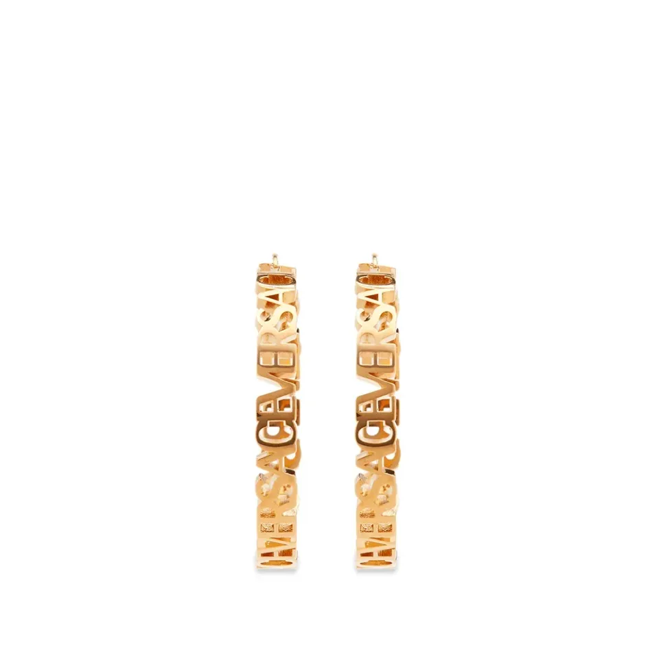 Logo Hoop Earrings