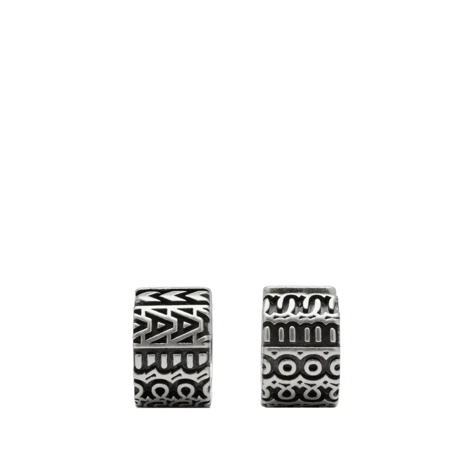 Monogram Engraved Hoops
