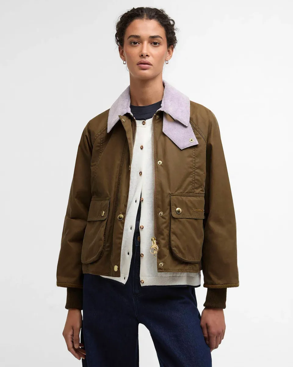 Cropped Beadnell Waxed Jacket