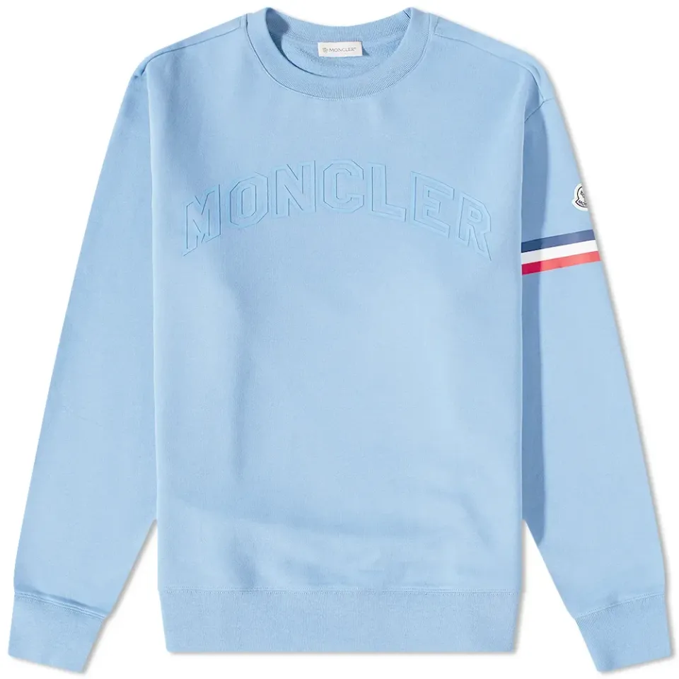 Tricolor Tape Crew Sweat