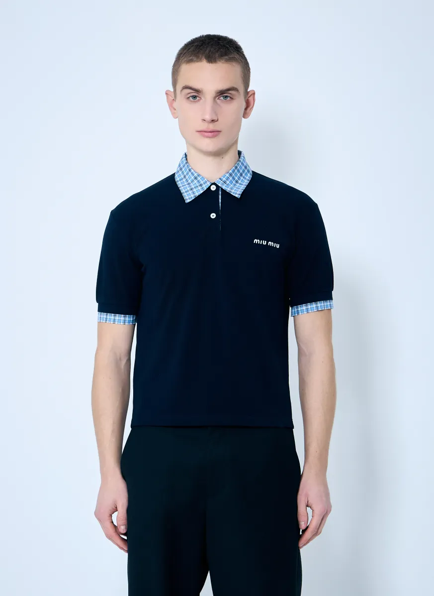 Polo Shirt With Contrast Trims