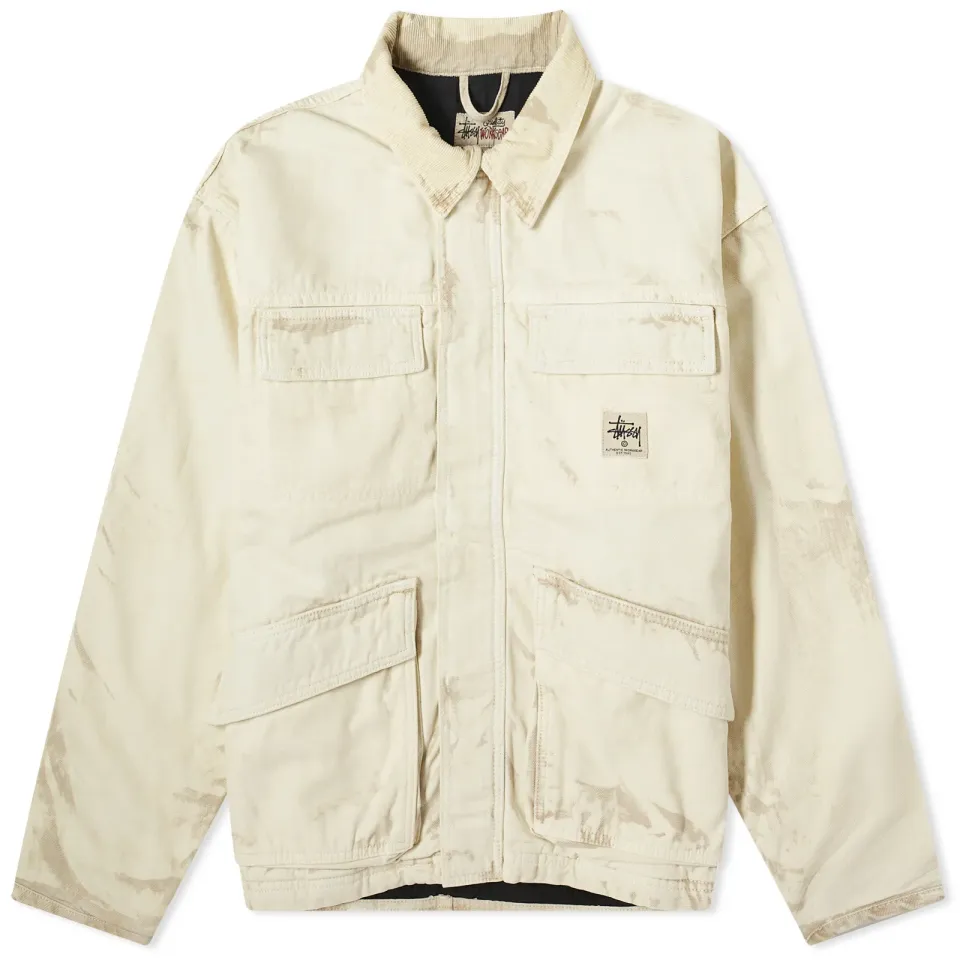Distressed Canvas Shop Jacket
