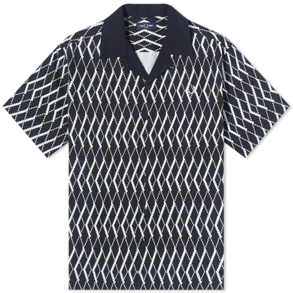 Argyle Print Vacation Shirt