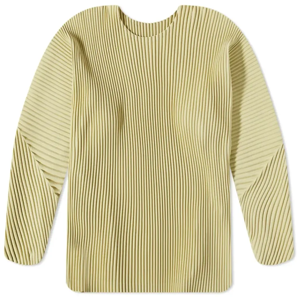 Long Sleeve Pleated Top