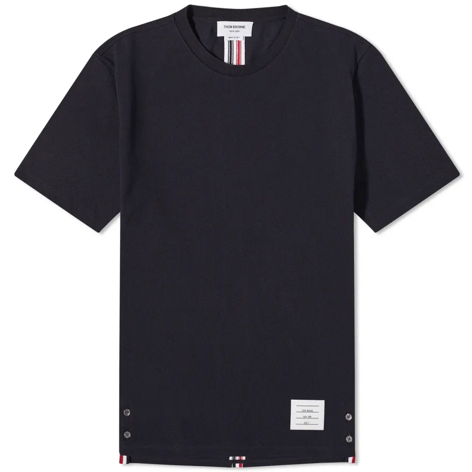 Back Stripe Pique T-Shirt