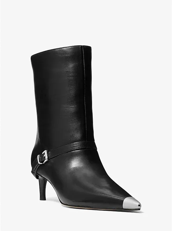 Kasia Leather Buckle Boot
