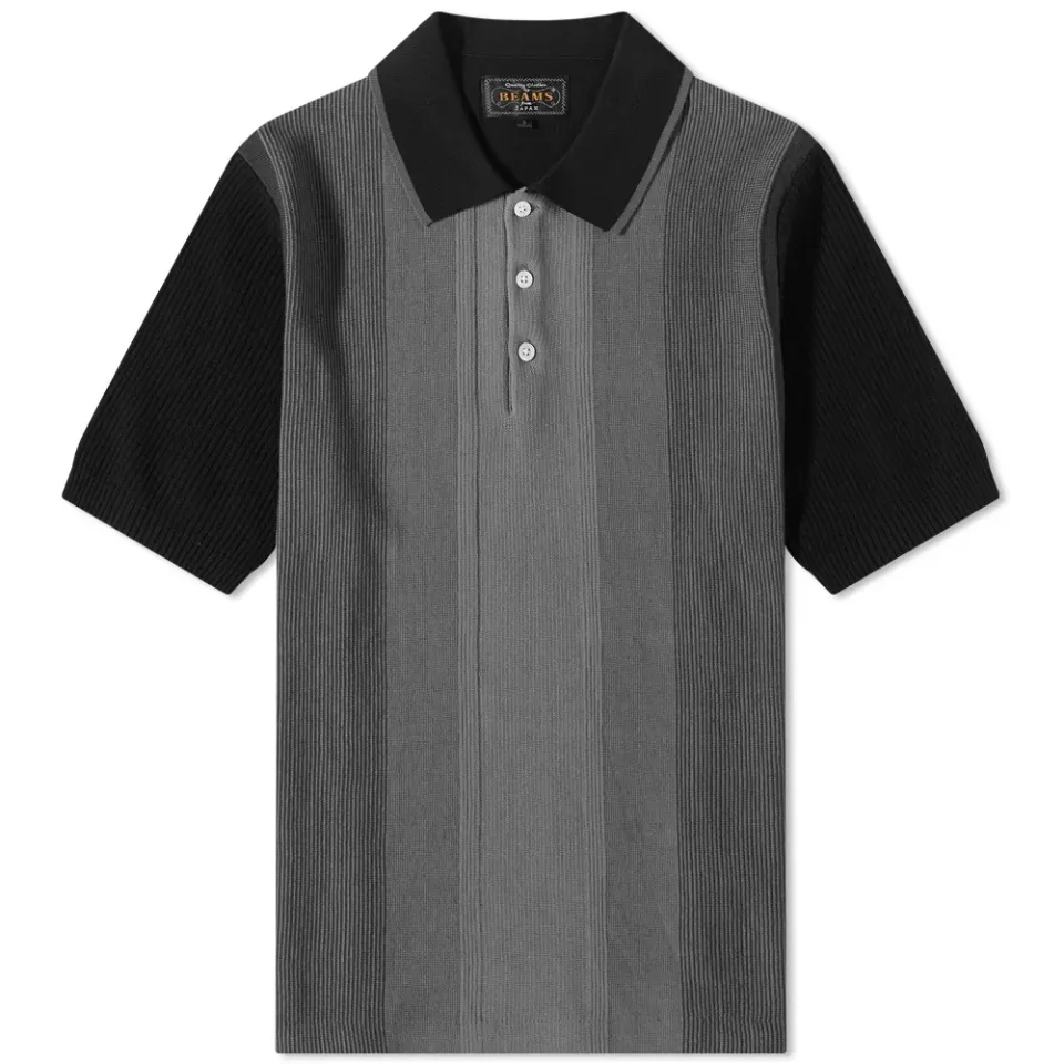 Stripe Knit Polo
