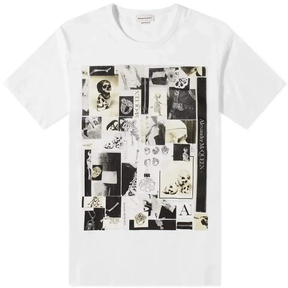Skulls Montage Print T-Shirt