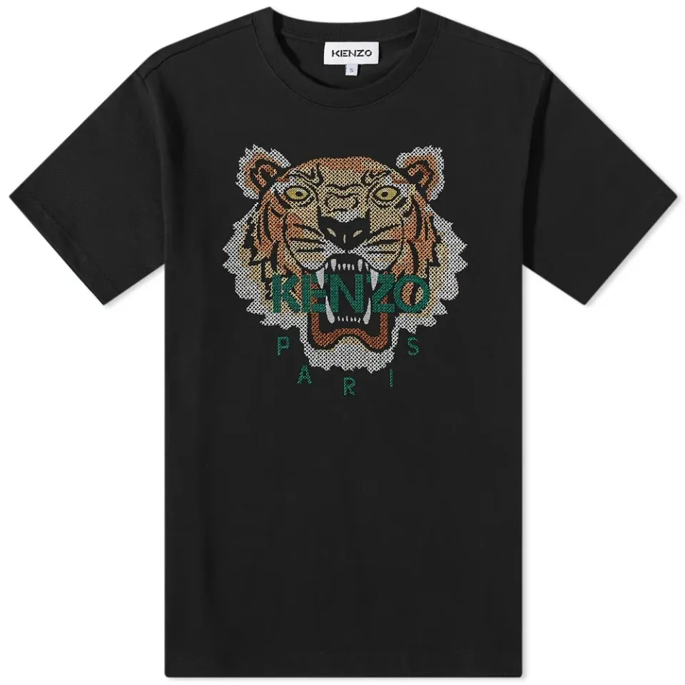 Embroidered Seasonal Tiger Relaxed T-Shirt