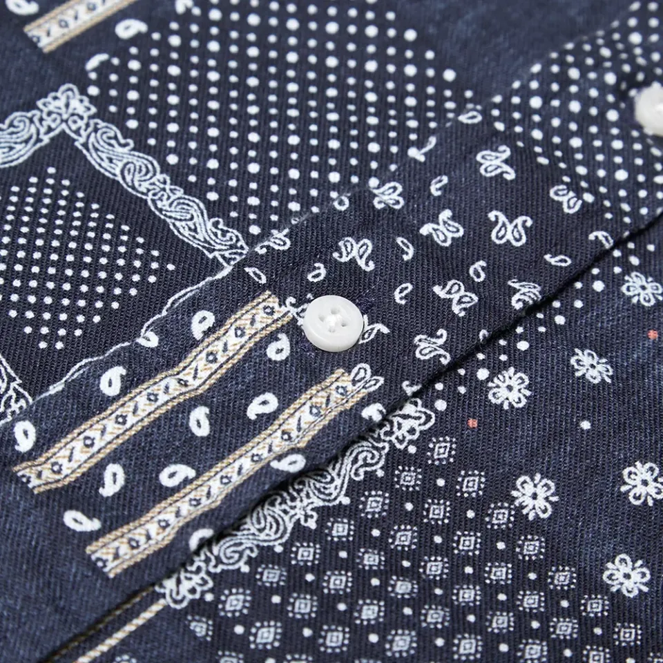 Patchwork Print Shirt