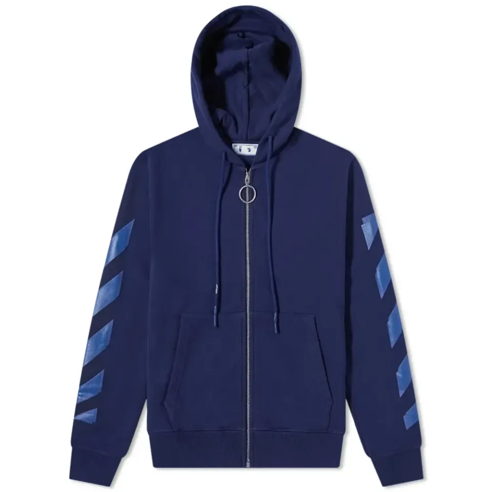 Rubber Arrow Slim Zip Hoodie