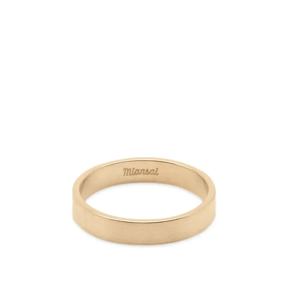 4mm 14k Gold Band Ring