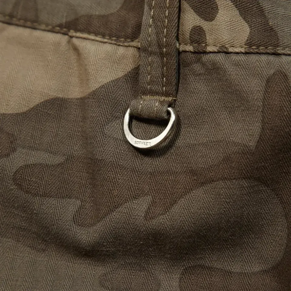 SOPHNET. Camouflage Herringbone Straight Pants