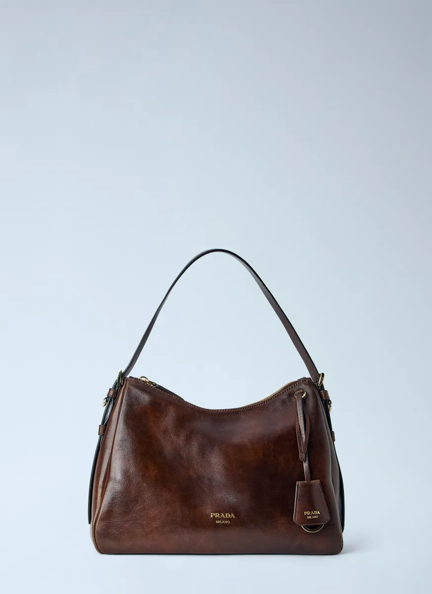 Aimée Medium Leather Shoulder Bag