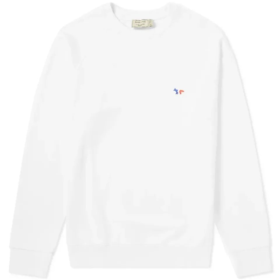 Maison Kitsuné Tricolour Fox Crew Sweat