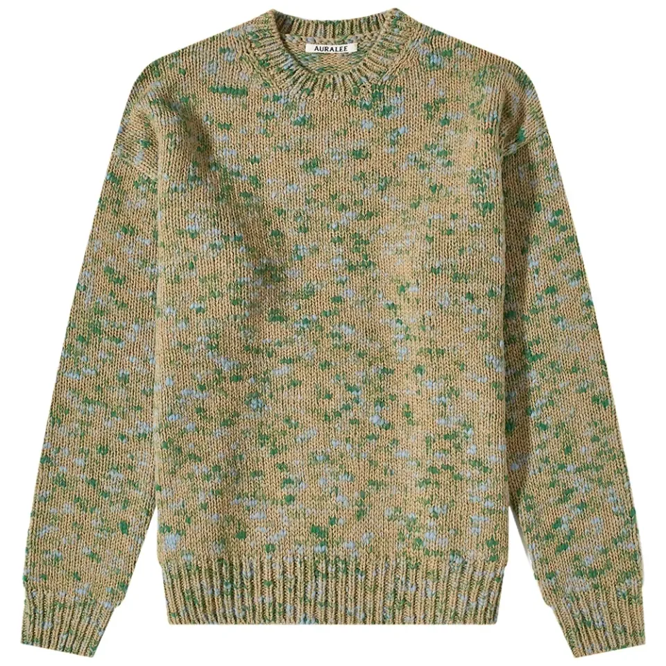 Marl Yarn Crew Knit