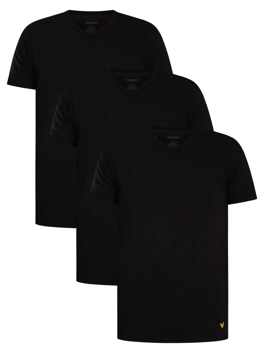3 Pack Basic Lounge V Neck T-Shirt