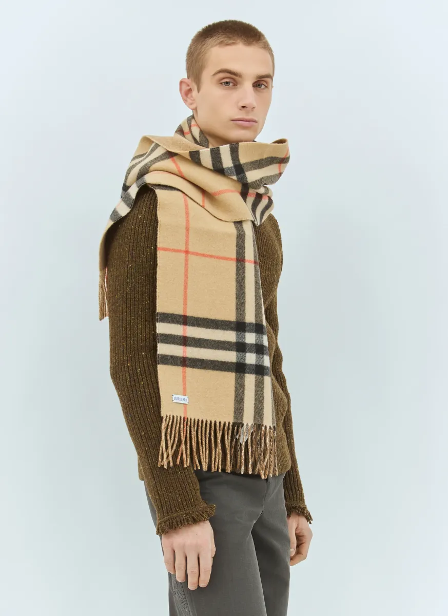 Reversible EKD Check Scarf