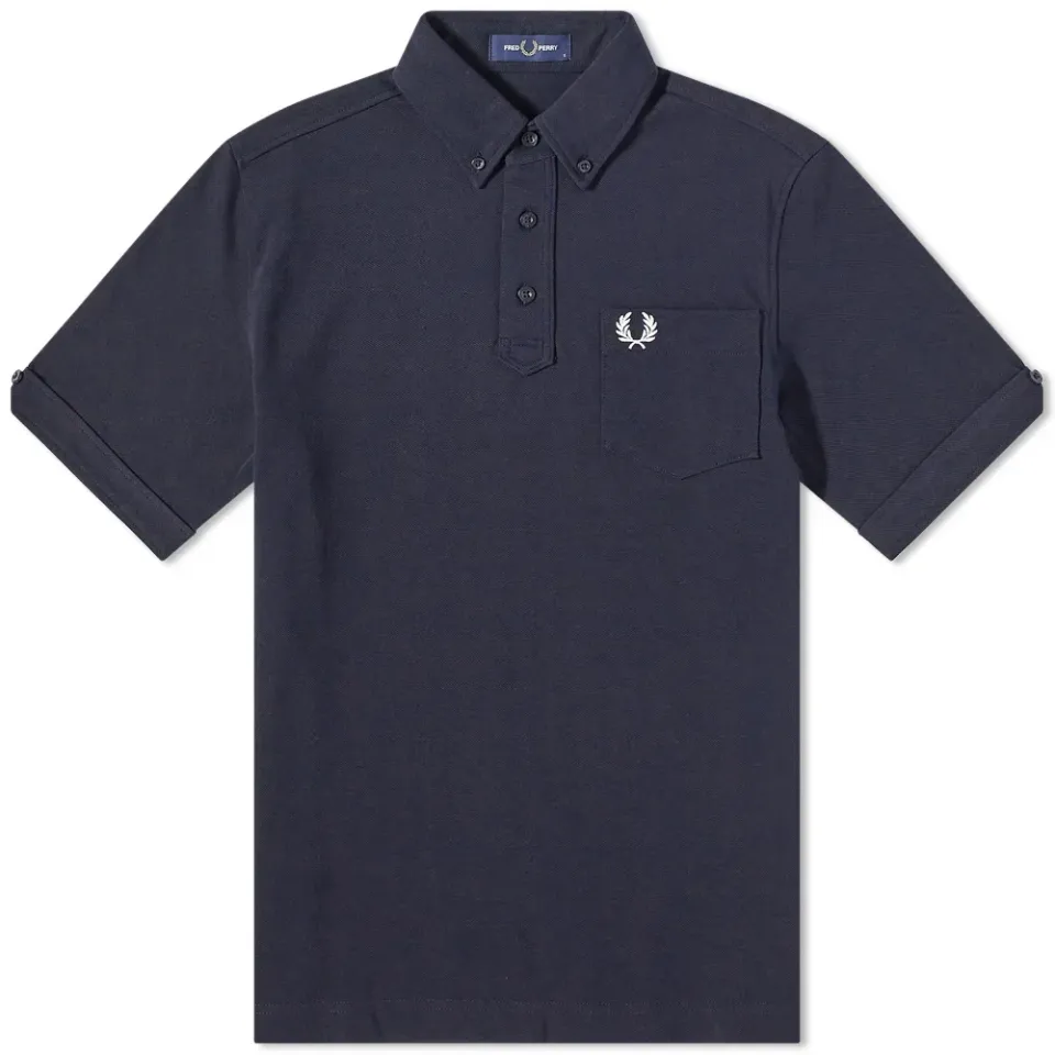Button Down Collar Polo