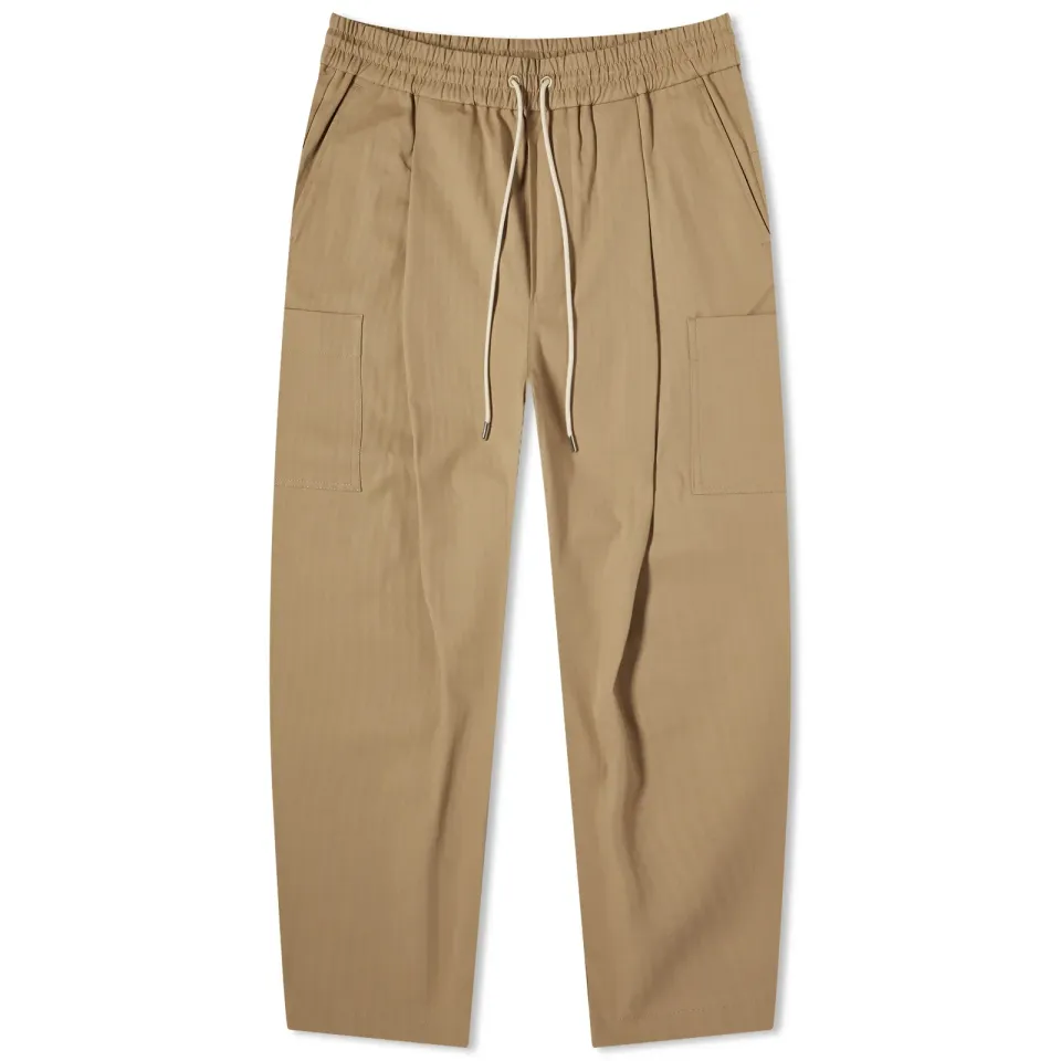 Cropped Cargo Trousers