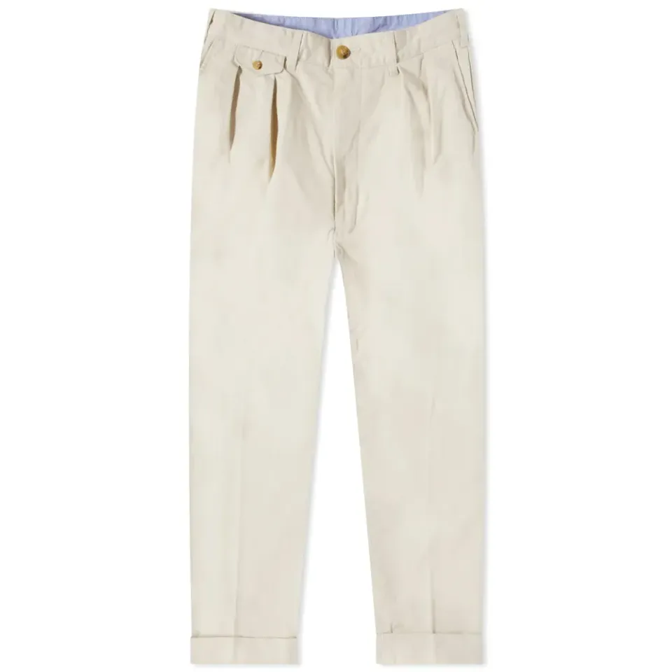 2 Pleat Twill Trouser