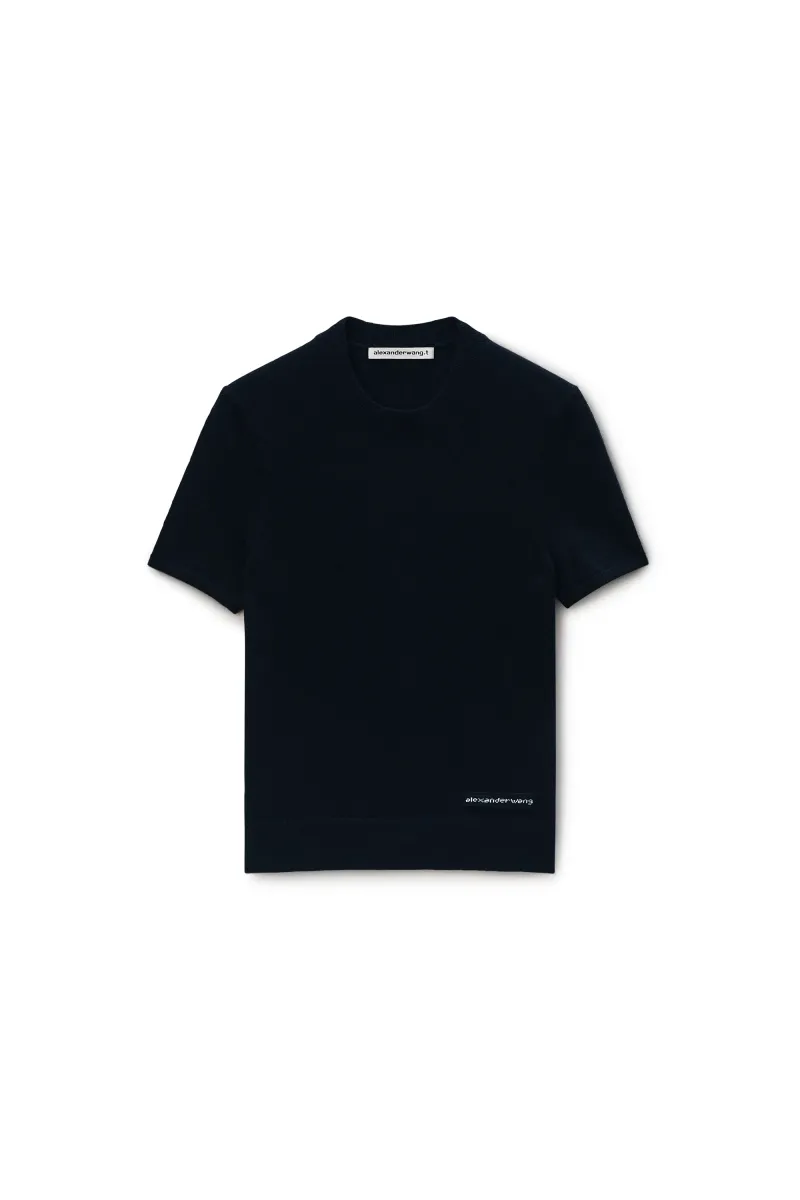 Short Sleeve Wool Tee