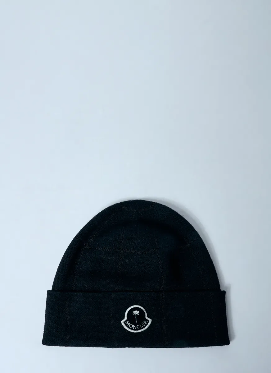 Logo Patch Beanie Hat