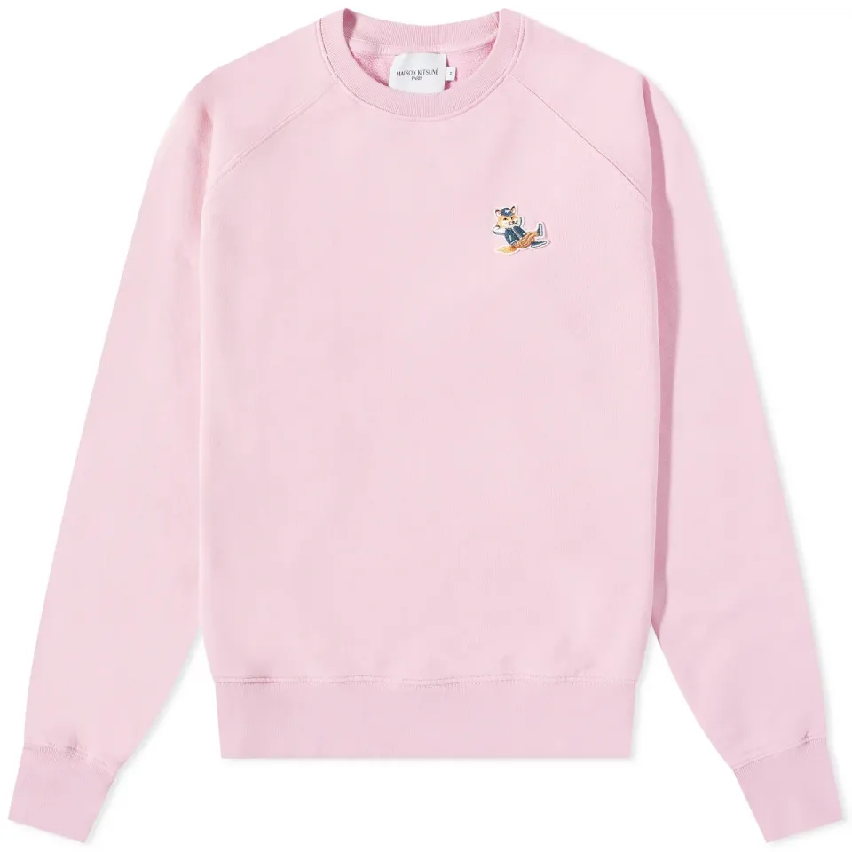 Dressed Fox Patch Adjusted Sweatshirt