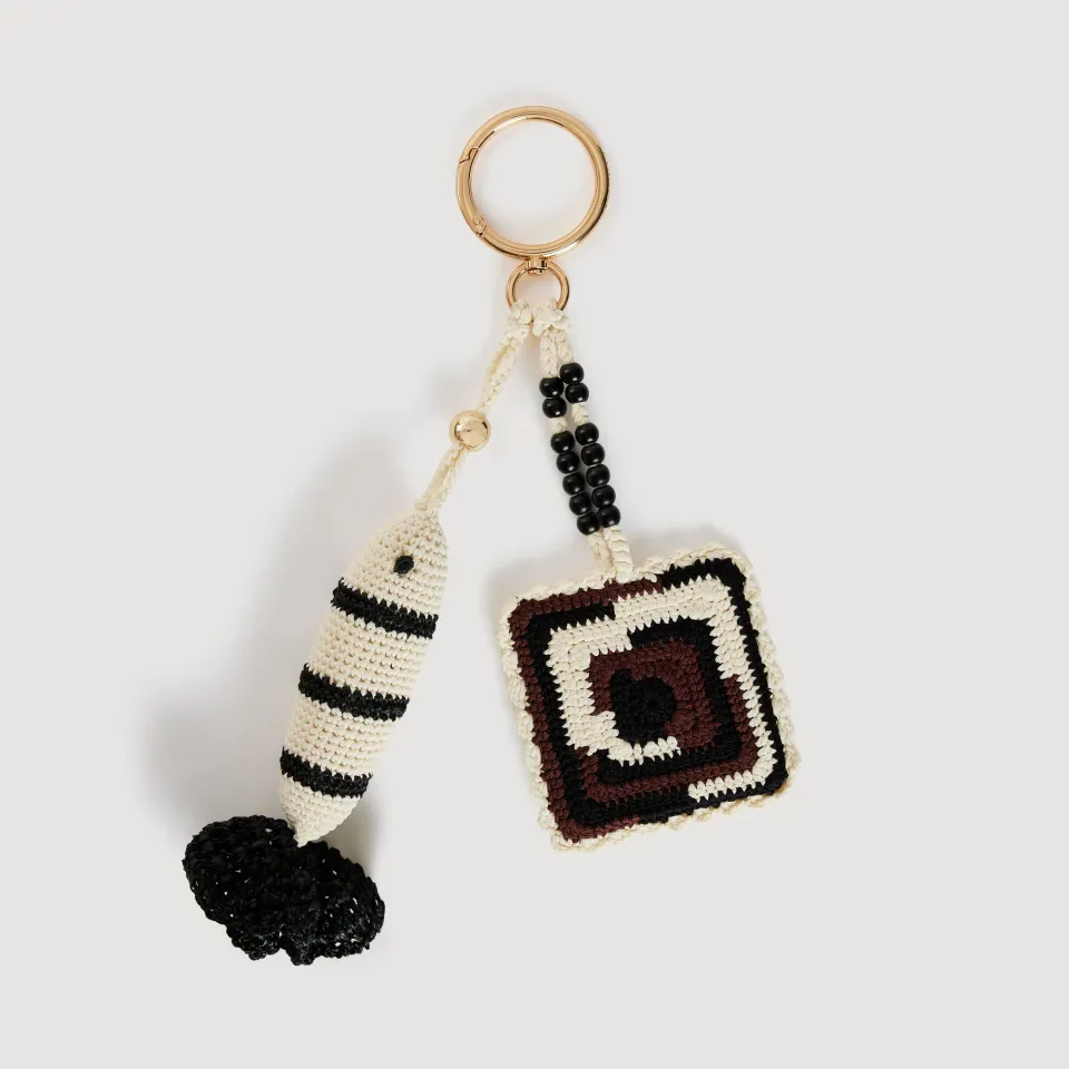 Hand crochet keyring