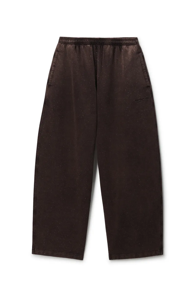 CRYSTAL HOTFIX MID-RISE OVERSIZED SWEATPANT